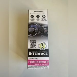 Metra steering wheel control interface.